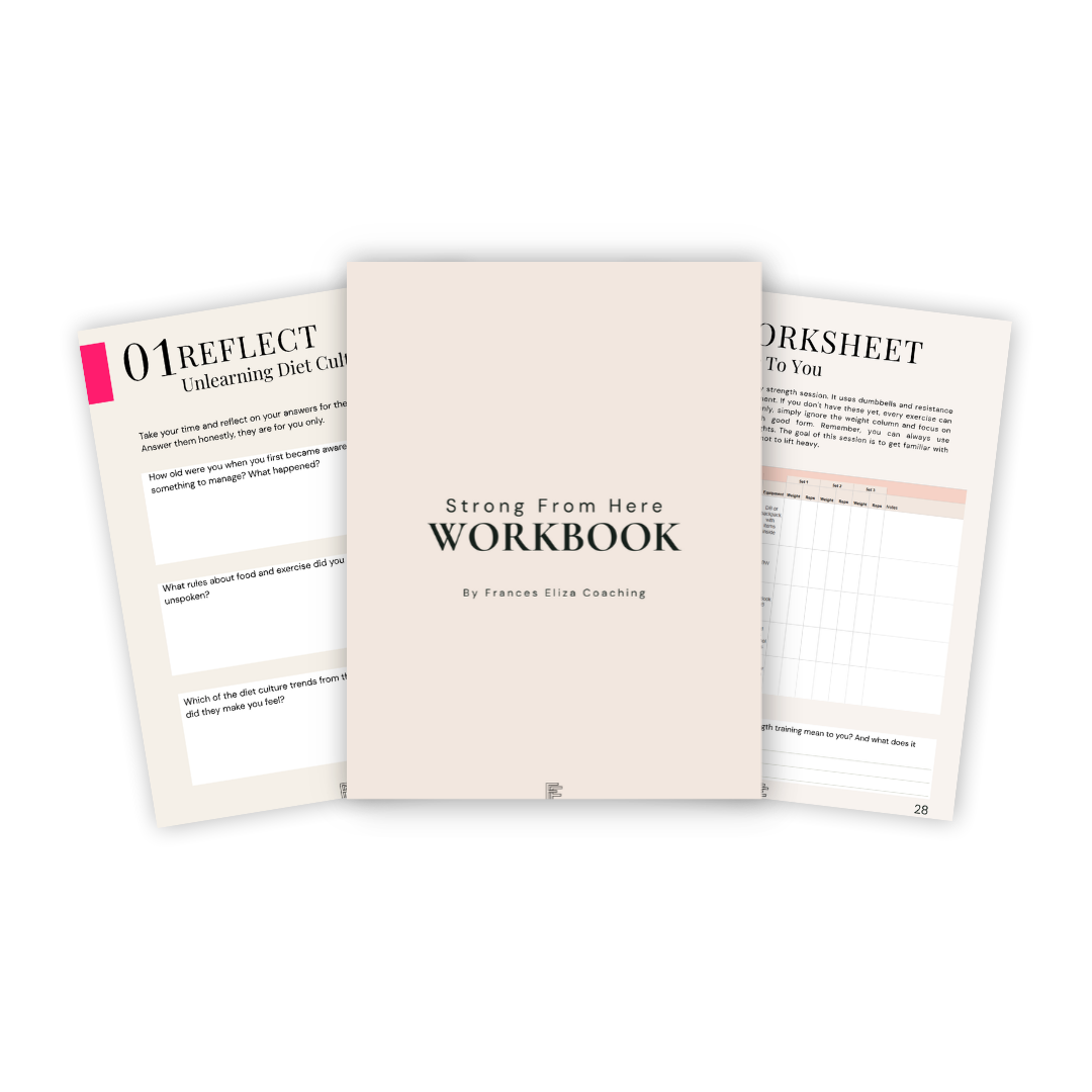 Strong From Here Workbook