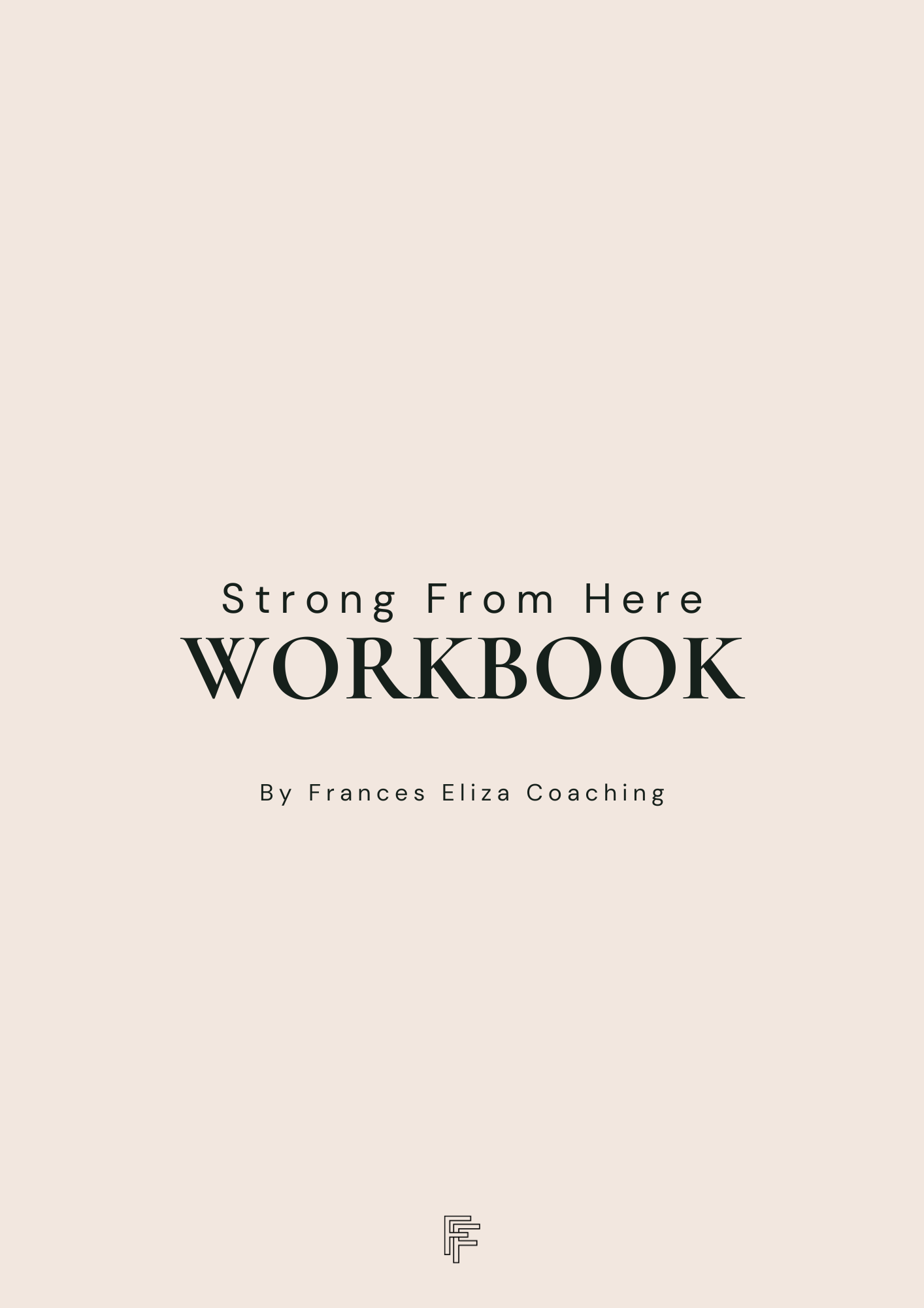 Strong From Here Workbook